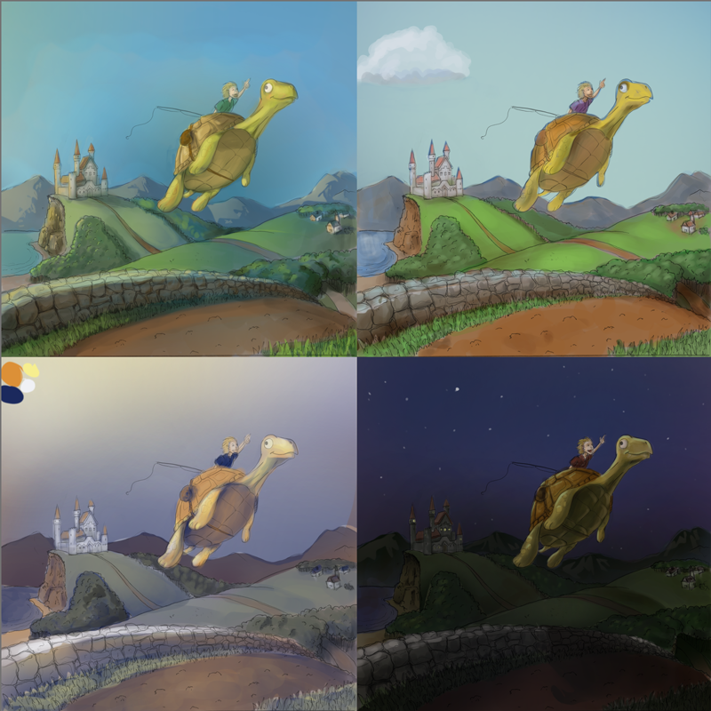 color roughs…very rough